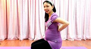 孕婦下背痛　瑜珈孩童式舒緩