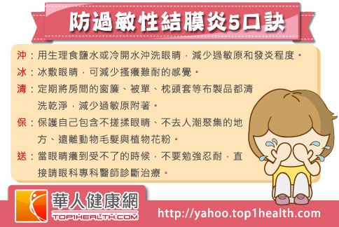 過敏癢如蟻爬眼？防結膜炎5口訣