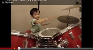 愛你入「鼓」！1歲神奇小鼓手！ 