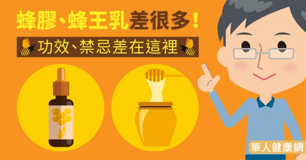 蜂膠、蜂王乳差很多！功效、禁忌差在這裡