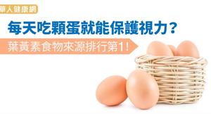 每天吃顆蛋就能保護視力？葉黃素食物來源排行第1！