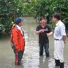 豪雨肆虐　麟洛果園、美濃稻田嚴重泡水