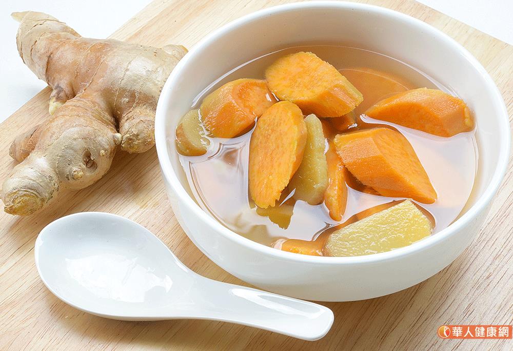 建议冬天可以喝生姜红薯汤