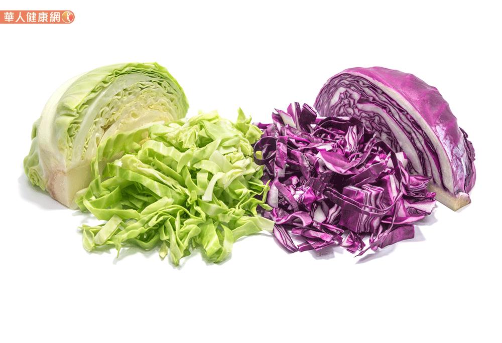 研究顯示，高麗菜和綠花椰菜等蔬菜中的纖維，有助於降低患腸癌的風險。