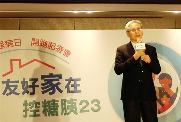 台湾“国健署”王英伟署长提醒，定期检查血糖，才能早期发现并治疗。（摄影／记者黄曼莹）
