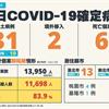 COVID-19／新增31例本土病例、6例死亡，死亡率4.8%