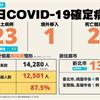 COVID-19／新增23例本土病例、2例死亡，死亡率5%