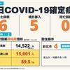 COVID-19／新增6例本土病例、5例境外移入，死亡率5%