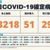 COVID-19／新增29例死亡、13218例本土，及51例境外移入