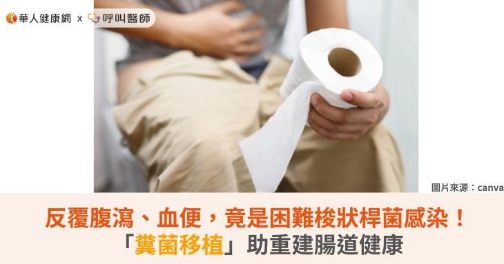反覆腹瀉、血便,竟是困難梭狀桿菌感染!「糞菌移植」助重建腸道健康