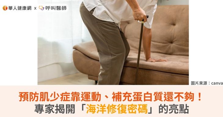預防肌少症靠運動、補充蛋白質還不夠!專家揭開「海洋修復密碼」的亮點