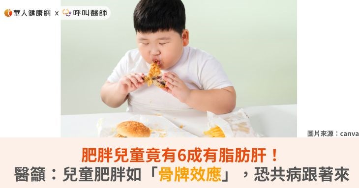 肥胖兒童竟有6成有脂肪肝!醫籲:兒童肥胖如「骨牌效應」,恐共病跟著來